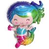 Globo de aluminio para decoración de fiesta de cumpleaños de acuario, ballena, pez payaso, tiburón, delfín, pulpo y pez payaso