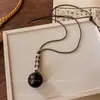 Collar Colgante Irregular Estilo Old Money Nuevo Estilo Chino para Mujer, Cadena Larga para Clavícula Estilo Étnico Simple