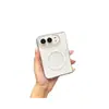 Capa magnética transparente dobrável para iPhone 18 DUO, Apple Duo, capa protetora simples, antiderrapante, leve