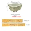 Maceta Cuadrada Estilo Chino para Suculentas Rectangular para Bonsái Jardín Molde de Plástico con Relleno Inferior y Cementado In Situ para Macetas
