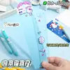 Regla Acrílica de Hello Kitty para Estudiantes de Primaria, Regla Multifuncional de Línea Ondulada, Regla Transparente Linda de Dibujos Animados