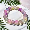 Pulseira Princesa Fofa Cor de Doce para Melhores Amigas, Pulseiras de Contas para Crianças, Doce e Sofisticada, Bijuterias Versáteis para Barracas