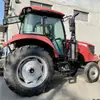 El Tractor Oriental Rojo Lx1600-M es un Tractor de Cuatro Ruedas y Dos Tracciones de Alta Calidad con una Rotocultivadora, Alta Potencia, Económico y Práctico