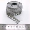 Ventas Directas de Fábrica Transfronterizo Red de Pedrería 5mm Doble Fila de Pedrería 8x13 Gota de Agua Cristal de Vidrio Blanco en Stock Accesorios de Ropa DIY