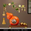 Cinco Bênçãos e Cabaça Atratora de Riqueza Enfeites Artesanato de Resina Decorações para Sala de Estar Entrada da Casa Chá de Casa Novos Produtos Inauguração