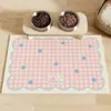 Tapete Comedero para Gato Mascota, Tapete para Comedero de Gato, Antideslizante, Impermeable, Resistente al Aceite, Resistente a Manchas, Tapete para Piso, Tapete de Alimentación para Jaula de Gato y Perro