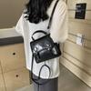 Bolso Coreano Bolso Plateado para Mujer 2026 Nuevo de Moda Mochila Estilo Universitario Bolso de Hombro Versátil