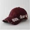 Boné de beisebol bordado com letras de personalidade da moda, masculino e feminino, casal, moda de rua, casual, para todos os gostos, chapéu de língua de pato
