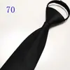 Corbata de Hombre Cremallera Novio Boda Roja 8cm Vestido Negocio Nudo Negro Libre Perezoso Fácil de Tirar Azul Corbata