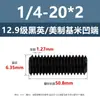 Tornillos de Fijación con Cabeza Avellanada Estándar Británico y Americano Grado 12.9, Tornillos Sin Cabeza de Allen, Tornillos de Fijación para Máquina 2 # 4 # 1/4