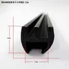 Vehículo Eléctrico Triciclo Ventana Corredera Vidrio Canaleta Tira de Sellado Doble Canaleta Tira Deslizante Forma de Montaña Tira de Goma Blanda