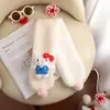 Bufanda Infantil Estilo Otoño e Invierno Niñas Gato de Dibujos Animados Lindo Bufanda Cálida para el Cuello Felpa Protector de Cuello Grueso A prueba de Frío y Viento