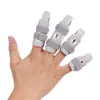 Férula de Dedo de Plástico Esponja Transpirable Dislocación de Articulación Manga para Dedo Inmovilizador Equipo de Protección