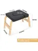 Banco de yoga para hacer el pino - Silla de yoga de pie para la familia y el gimnasio - Madera y almohadillas de PU - Alivia la fatiga y fortalece el cuerpo