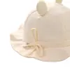 Sombrero de Pescador para Bebé, Estilo Delgado para Primavera y Otoño, Sombrero de Sol Súper Lindo para Niños y Niñas, Sombrero Cubo para Recién Nacido, Sombrero Ajustable con Diseño de Jalar