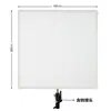 Tubo quadrado aço inoxidável portátil toldo tela luz suave produto fotografia de alimentos fotografia de papel universal mini quadro de bandeira