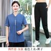 Ropa de Trabajo para Limpieza de Hoteles de Manga Corta de Verano Uniforme de Limpiador de Propiedad Traje de Tía para Habitaciones de Hotel y Centros Comerciales