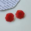 Accesorios de resina DIY de rosas escarchadas tridimensionales románticas de verano, pendientes, accesorios para el cabello, carcasa de teléfono móvil, material para bolsa de la suerte, venta al por mayor