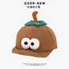 Gorras de Pico Dulces para Niñas de Primavera y Otoño al por Mayor Super Lindo Sombrero de Bebé Suave con Tentáculos de Caricatura Corduroy Sombrero para Bebé
