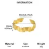 Pulsera Ancha de Metal Chapado en Oro Estilo Nuevo Europeo y Americano de Margarita para Mujeres Joyería de Mano de Planta con Flores Pulsera con Forma de Mariposa Corazón Venta al por Mayor