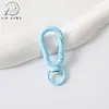 Fecho de mola de cabaça colorida transfronteiriço, fivela universal com acabamento pintado, acessórios de chaveiro DIY, fecho de decoração para pingente de bolsa