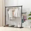 Secador de Ropa Sencillo, Perchero de Pie para Dormitorio, Barra para Secar Ropa en Interiores, Colgador de Ropa, Perchero de Pie para Dormitorio, Venta al por Mayor para Tiendas de Ropa