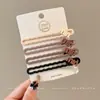 Pinza de pico de pato para maquillaje de moda estilo coreano, básico y simple, alto valor estético, pinza lateral, no deja marca, nuevo modelo 2026, pinza para el cabello elegante