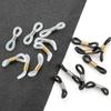 Acero Inoxidable Gafas Ajustables Anillo de Silicona Antideslizante Accesorios de Cuerda para Gafas DIY Hebilla de Cadena para Gafas Material Fabricante Stock Listo
