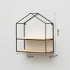 Estilo Ins Nórdico Decoração de Parede de Fundo para Sala de Estar Peça para Pendurar na Parede Prateleira de Parede para Quarto Decoração de Parede Criativa