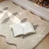 Tapete de Quarto Transfronteiriço Tapete de Cabeceira Tapete Simples de Cabeceira Tapete Espesso de Imitação de Caxemira Tapete Tuftado para Chão de Sala de Estar Mesa de Centro