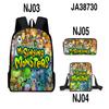 Meus monstros cantores Monster Concert Legend Mochila Mochila Estojo para Lápis Mochila Conjunto de Três Peças