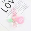 Llavero de Oso diy Colgante de Llavero Hecho a Mano para Colgar Funda de Teléfono Oso de Amor Estrella de Cinco Puntas