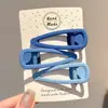 Pinza lateral simple y versátil de estilo coreano, alto valor estético, pinza para el cabello sin costuras para niñas, pinza de pico de pato estilo ins para flequillo y patillas, accesorio para el cabello
