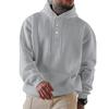Ropa de hombre de otoño e invierno de comercio exterior europeo y americano transfronterizo 2023, chaqueta de manga larga de estación independiente de Amazon, suéter informal holgado con capucha