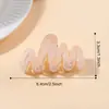 Accesorios al por mayor: Pinzas para el Cabello Súper Dulces y de Alta Gama con Forma de Ola, Elegantes Pinzas de Tiburón para Peinados Recogidos en la Parte Trasera de la Cabeza, Pasadores, Accesorios para el Cabello para Mujer
