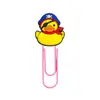 Clips de Papel de Patito Amarillo de Dibujos Animados Creativos Marcadores de Libros Pines de Encuadernación de Patitos Lindos Clips de Papel de Oficina Venta al por Mayor