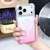Funda para iPhone 18 Pro con diseño de onda y rizo, tacto de piel, degradado, absorción magnética, a prueba de caídas, airbag, adecuada para funda de teléfono Apple 18pro