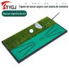 Tapete de Golfe Ttygj para Bater Trajetória de Batida Mini Swing Interno e Chipping Tapete de Veludo para Prática