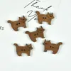 Botones de Madera, Animales Lindos, Botones de Cáscara de Coco, Pulseras, Collares, Colgantes, Pendientes, Accesorios para el Cabello Hechos a Mano con Cuentas para DIY