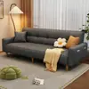 Sofá pequeño para apartamento, sofá plegable, sofá cama, sofá de tres plazas para sala de estar de apartamento de alquiler, sofá recto de tela
