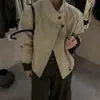 Chaqueta corta de cuello alto de alta gama para mujer, nuevo estilo otoño 2026, holgada y versátil, adelgazante, chaqueta de un solo botón para mujeres petite