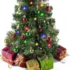 Paquete de escritorio de mini árbol de Navidad transfronterizo de comercio exterior, adornos de oficina de 45 cm/60 cm, árbol de decoración navideña