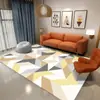 Nueva Alfombra de Piso Sala de Estar Dormitorio Lujo Ligero Alta Calidad Simple Cobertura Total Sofá Alfombra de Piso Grande Mesa de Café Limpiable Alfombra de Mesita de Noche