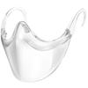 Mascarilla transparente puntual antivaho mascarilla para labios antipolvo mascarilla de aislamiento facial completo integrada antisalpicaduras