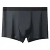 Ropa interior para hombre de algodón puro hecha a medida, calzoncillos tipo bóxer de color liso cómodos y transpirables para verano, calzoncillos deportivos de algodón de talla grande de cuatro puntas