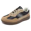 Zapatos de Entrenamiento Alemanes de Cuero de Invierno y Otoño de Ancho Ancho para Hombre Zapatos Deportivos Casuales de Venta Caliente Transfronteriza Zapatos Versátiles de Talla Grande con Puntera Ancha Zapatos Descalzos
