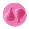 Molde de silicona para globo aerostático tamaño 4, molde para decoración de pasteles de chocolate, fondant, molde para hornear DIY