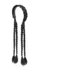 Diadema Trenzada para Peluca con Trenza de Espina de Pescado Integrada, Accesorio para el Cabello de Moda con Corona Alta, Cola de Caballo Trenzada Retorcida Perezosa