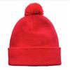 Gorro decorativo navideño de punto a juego de colores, gorro de orina a rayas, gorro con pompón de piel rojo, gorro de punto para hombres y mujeres con Caperucita Roja