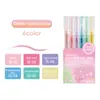 Popular grande capacidade glitter empilhável alto valor infantil papelaria diário de desenho caneta gel conjunto magnético de glitter